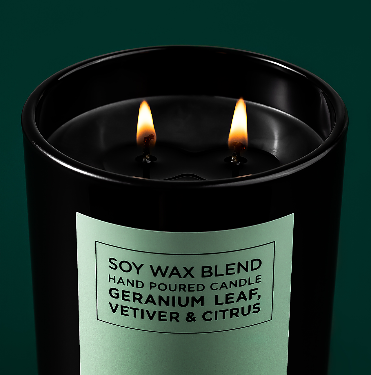 Geranium Leaf, Vetiver & Citrus Candle