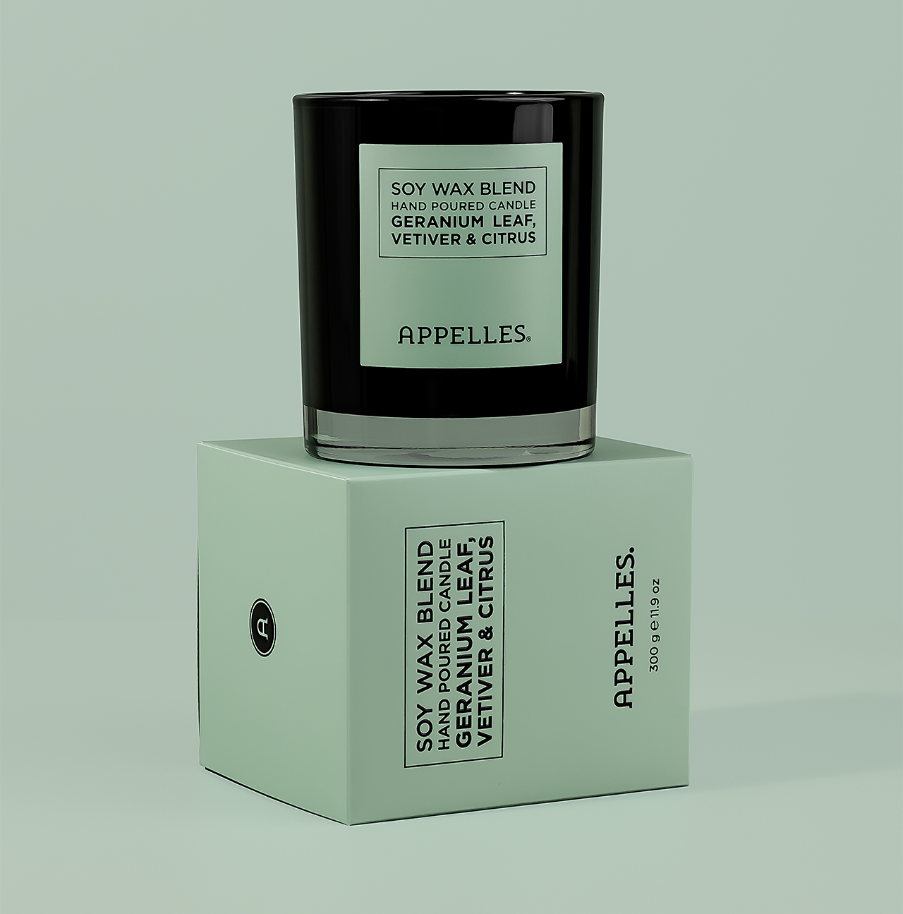 Geranium Leaf, Vetiver & Citrus Candle